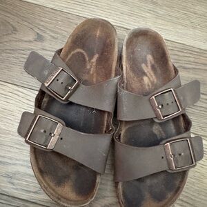 Birkenstock Chocolate Double Strap Sandals